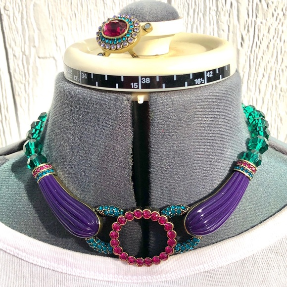 Heidi Daus “Collector’s Edition” convertible necklace 2 in 1 EUC - Picture 7 of 9